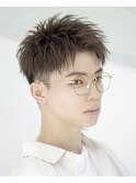 ビジネスヘア就活ヘアツーブロック刈り上げフェードメンズ