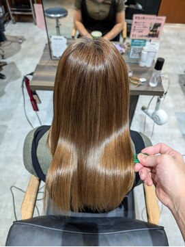 アヴァンス 和泉中央店(AVANCE) 髪質改善ストレート×艶ベージュ