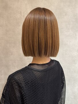 ヘアースペースブルームエア HAIR SPACE BLOOM Ea 酸性ストレート/ボブヘア