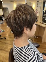 フェイス センター南店(FACE)&nbsp;白髪ぼかしメッシュショート