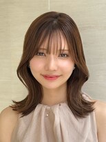 オーロ(ORO) 小顔こなれくびレイヤーネビージュ★