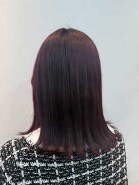 アン ブリーチ(UN BLEACH) ワインレッドカラー♪