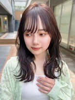 リークフー(Ree cu fuu)&nbsp;レイヤーカットレイヤーシースルーバング透明感カラー