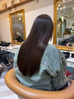 ロンドアベニール 北千住(Lond avenir)&nbsp;イメチェン外ハネボブ美髪ワイドバングレイヤー髪質改善縮毛矯正