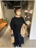 オトナのアシンメトリーショート