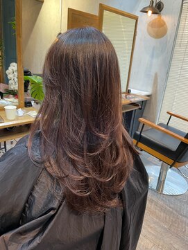 マスカリ(muscali) 【原田】レイヤー　レイヤーカット　顔まわりレイヤーカット