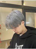 透明感抜群♪ダブルカラーブリーチハイトーンホワイトブルー