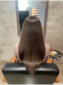 艶髪ストレートロングヘア髪質改善トリートメント10代20代30代