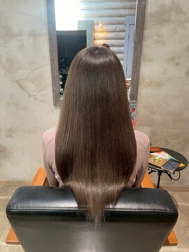 クレエ ヘアー デザイン(creer hair design) 艶髪ストレートロングヘア髪質改善トリートメント10代20代30代