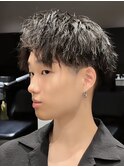 メンズカット×ツイストパーマ