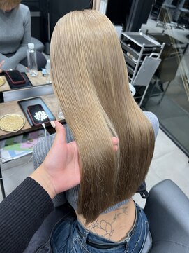 艶髪♪ ブロンドミルクティー