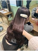 ブリーチなし!ショコラピンクカラー