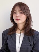 ラフ フロム ガーデン(Laf from GARDEN)&nbsp;ミディアム/レイヤーカット/顔周りカット/透明感カラー