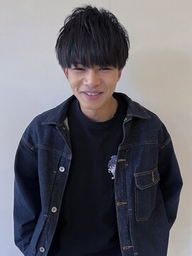 イル(ill) レイヤー マッシュ ストレート メンズ