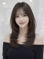 ノア 三宮店(NOA)&nbsp;【NOA】韓国風くびれレイヤー×顔まわり小顔カット