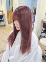 テトラ バイ ネオリーブ 横浜西口店(tetra by neolive)&nbsp;ピンクベージュ　ハイトーン　ケアブリーチ　ロング　横浜★
