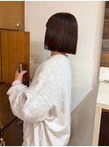 ショートボブ/ストレート/コンパクトボブ