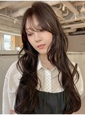 柔らか透明感/ブリーチなし/オリーブブラウン/大阪梅田