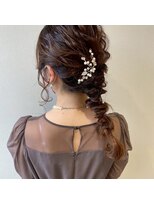 アース 柏店(HAIR&MAKE EARTH)&nbsp;編みおろしヘア