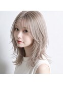 ミルクティーグレージュ×レイヤー