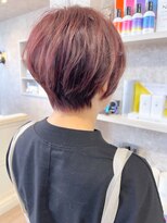 キャアリー(Caary)&nbsp;福山市美容室Caary秋ショート秋ショートカット赤みカラー