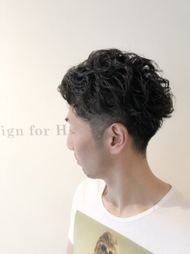 デザインフォーヘアー(De:sign for Hair) 【ツーブロック刈り上げ】カーリーショート