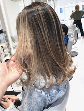 レイズ 立川(RAYS) 【RAYS/金本】外国人風バレイヤージュ×ハイグレージュ