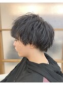 無造作ミディアムマッシュ
