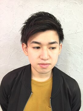 ヒロギンザ 浜松町店(HIRO GINZA) アクティブブラックショートヘア<浜松町/メンズ/ヒロ銀座>