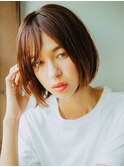 ナチュラルショートボブ/20代/30代/40代/50代/西阿知/イオン倉敷