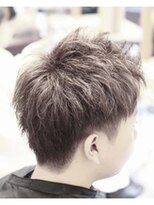 ナインオクロック 前潟店(9o'clock)&nbsp;men's ツーブロックショート × ハイ透明感アッシュ