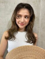 ソルトウォーター(SALT WATER)&nbsp;外国人風　オリーブグレージュカラー