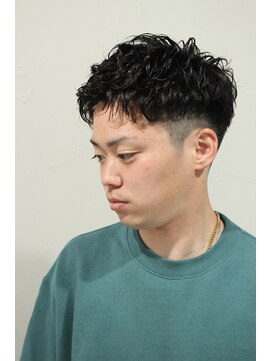 レンゲン(LENGEN) メンズかき上げニュアンスマッシュサイドパート韓国マッシュ