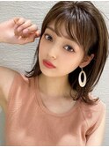 大人かわいい似合わせカット/こなれミディ/美髪/くびれヘア/新宿