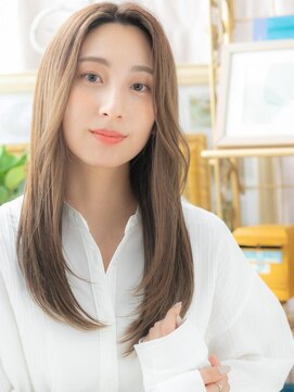 カバーヘア ブリス 志木南口駅前店(COVER HAIR bliss) かきあげ前髪抜け感ヘア小顔流れるレイヤーa志木20代30代40代