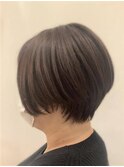 【大人可愛い☆前下がりショートボブ☆丸みショート】