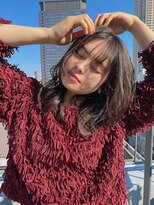 ルービック 難波(Rubik's)&nbsp;海外風抜け感カジュアルカール/グレージュ/20代30代40代50代