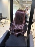 ☆韓国風ツヤ髪ラベンダーカラーパープルカラーヴァイオレット