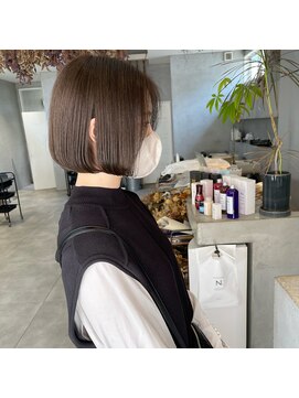 ミント(mint) 内巻きボブ/ボブ/ヨシンモリボブ/オリーブ