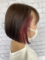 キーマン(KEYMAN)&nbsp;【イヤリングカラー】ベージュ×ピンク