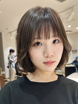 ロンドブルーム 天神大名店(Lond Bloom) 大人マッシュショート丸みショート黒髪ショートベリーショート