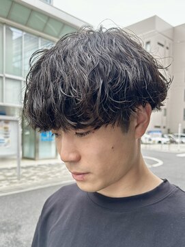 オーガニック アトリエ 大宮(organic+atelier) 波巻きスパイラルパーマツイストスパイラルパーマメンズマッシュ