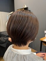 アルター(aL ter)&nbsp;コンパクトショート［黒髪/グレーベージュ/前髪パーマ］
