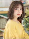 ■シースルーバングハイライトこなれミディ308★戸頭20代30代