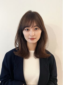 ルル 表参道(lulu.) メルティカラー ネビージュ チェリーブラウン ミニウルフ