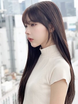 コア 銀座(COA) ハッシュカット/フルバング/似合わせカット/レッドブラウン/銀座