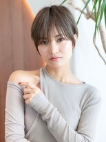 イオ 本厚木(io) 20代30代大人かわいい丸みショート似合わせカットフルバング小顔