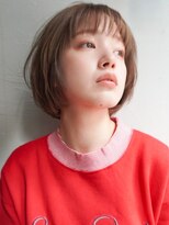 ノラ ウメダ(NORA UMEDA)&nbsp;【高木】ショートボブ前髪カット丸みボブ大人可愛いボブショート