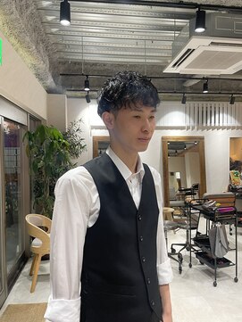 アドア 横浜(ADORE) 【ADORE】メンズパーマ×ニュアンス