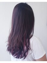 ミリ 国分寺(Mili)&nbsp;揺る巻きロングスタイル&インナーカラーワインレッド